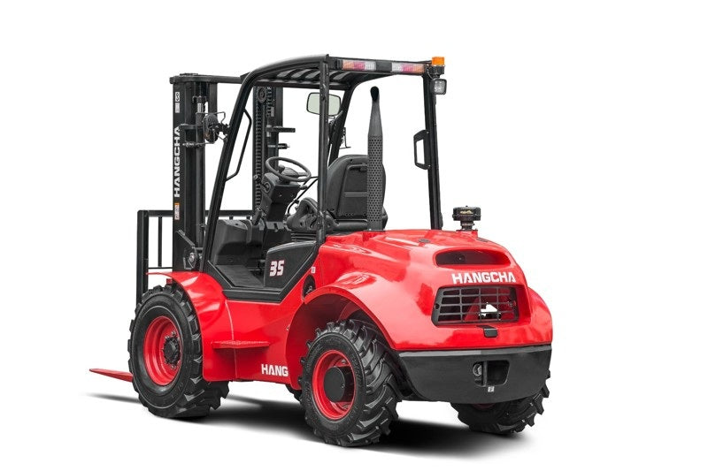 3.5 tons XF series 4WD rough terrain diesel forklift with YANMAR 4TNE98 Diesel Engine