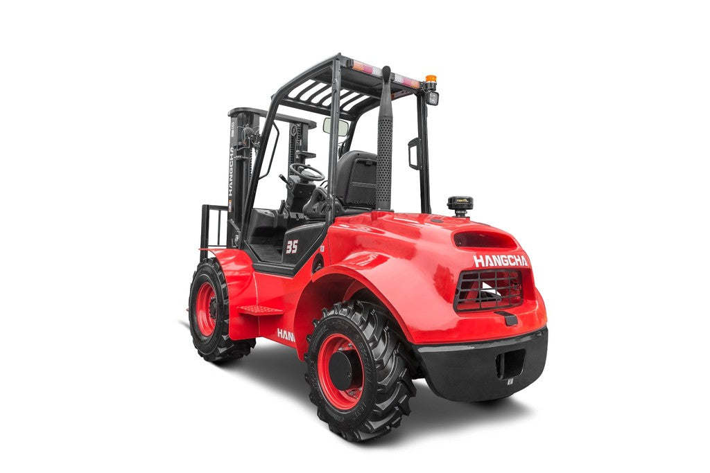 2.5 tons XF series 4WD Rough Terrain Forklift, with Yanmar 4TNE98 Diesel Engine